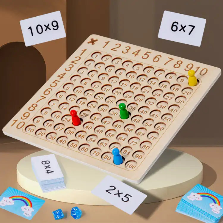 Multiplication Wooden Board