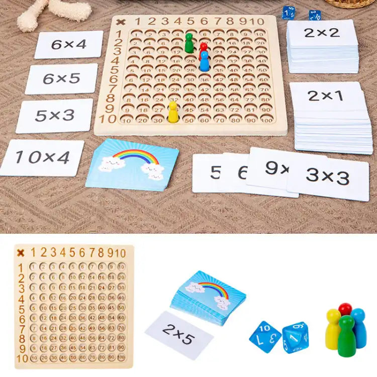 Multiplication Wooden Board