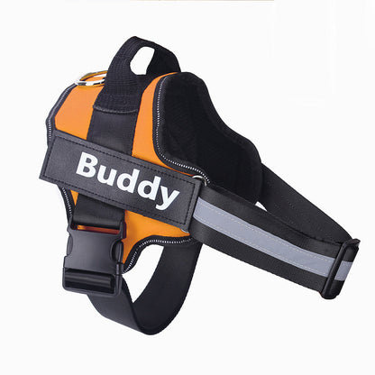 dog harness with name