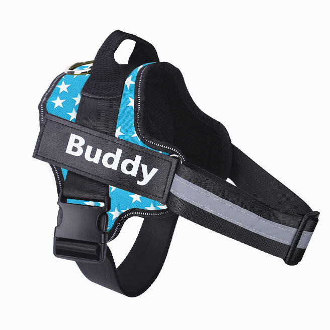 dog harness with name