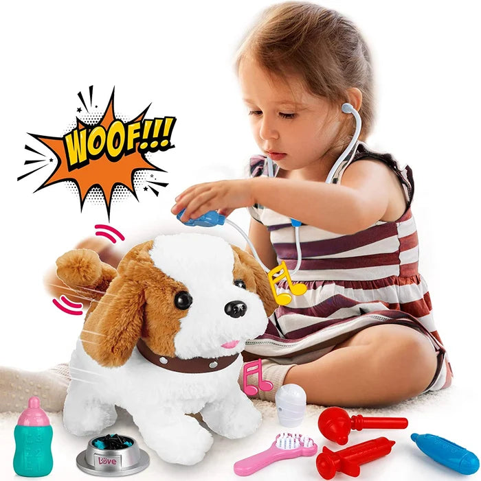 Electronic Interactive Plush Puppy Toy