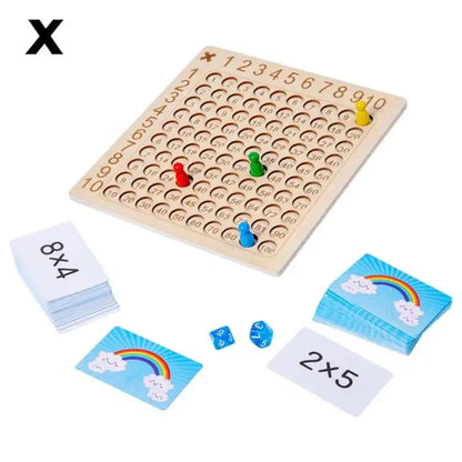 Multiplication Wooden Board