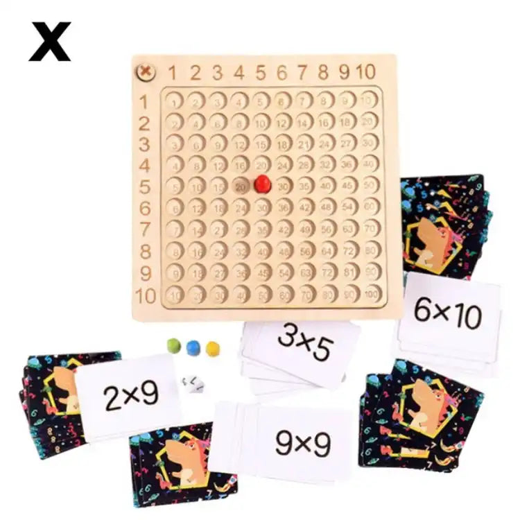 Multiplication Wooden Board