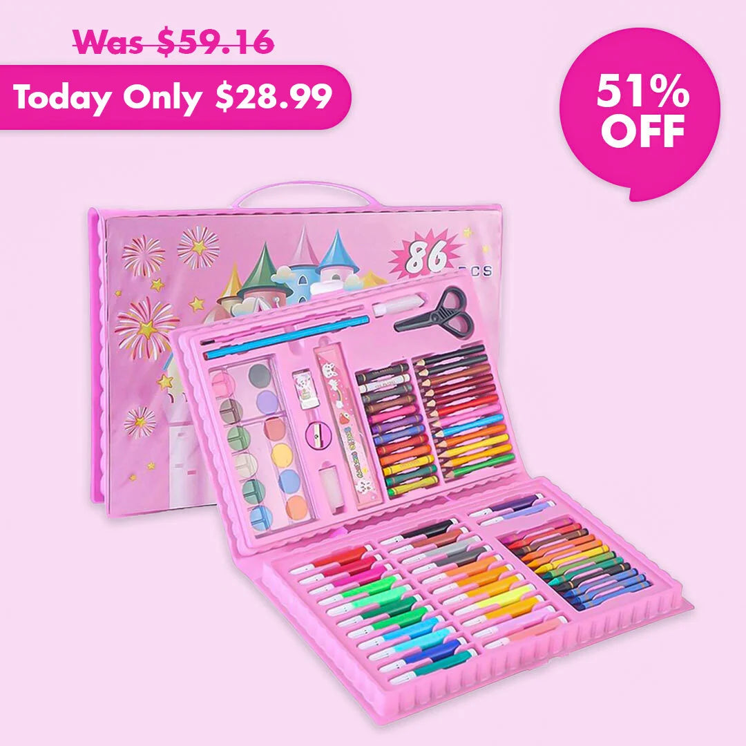 Pozyto™ Deluxe 6-in-1 Art Creativity Set